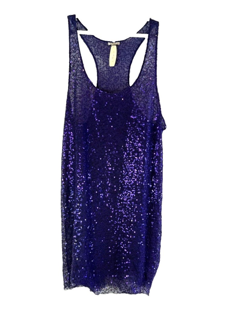 Deadstock Vintage Y2k Victorias Secret Slip Mini Dress Tank Sheer Embellished